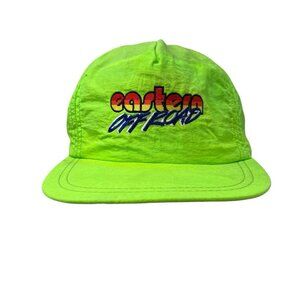 Eastern Off Road Strapback Trucker Hat Cap Retro Green Neon 90's Truck 4x4 Dad